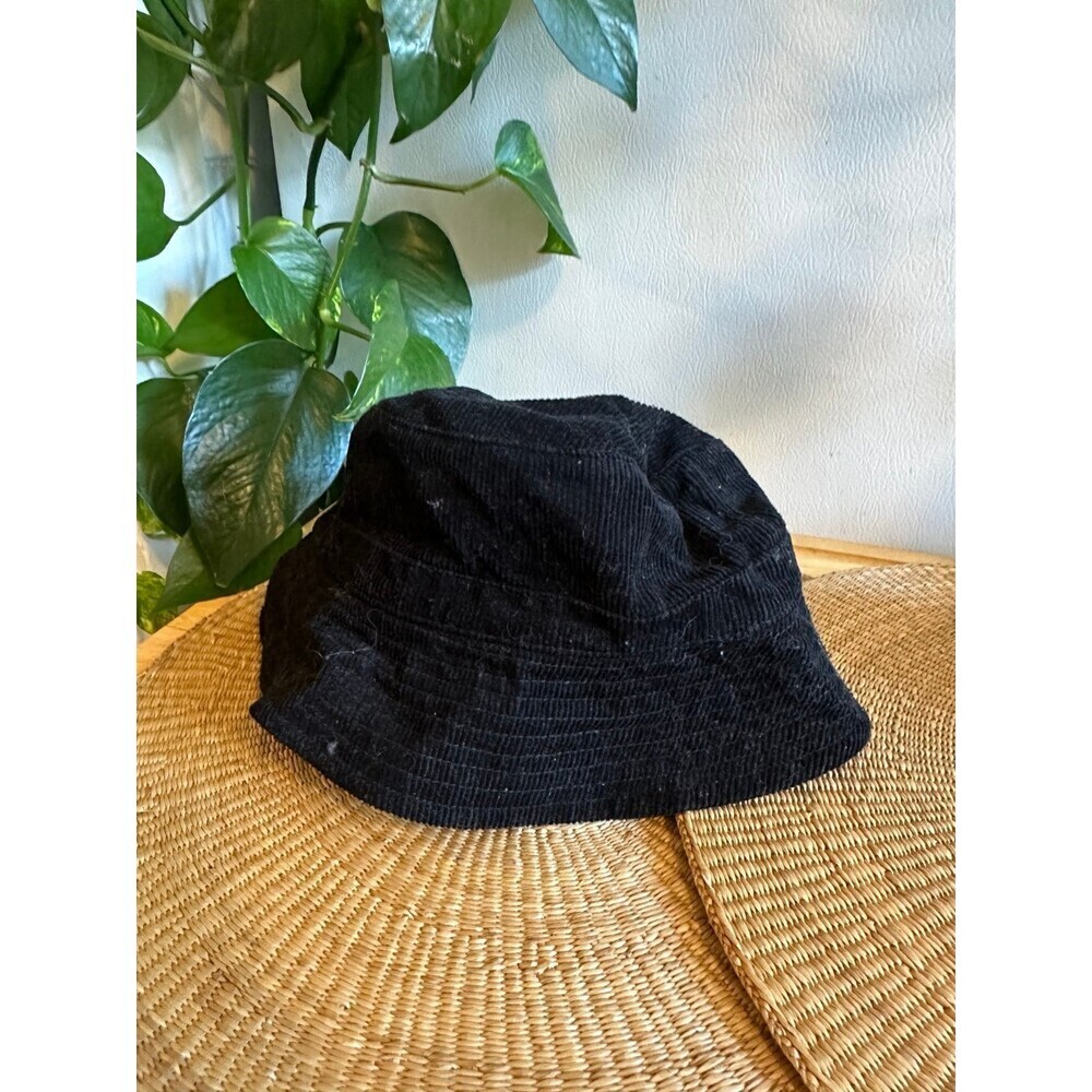 Black Cotton Bucket Hat